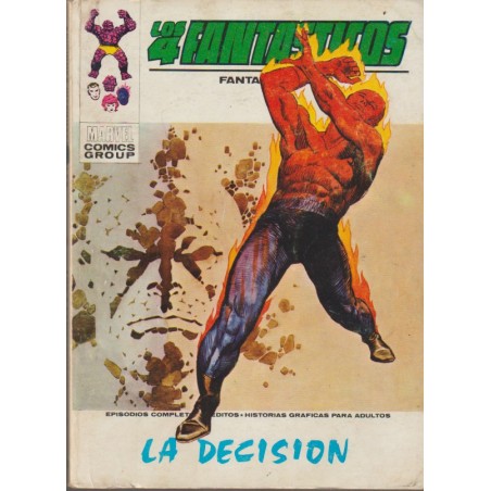 LOS 4 FANTASTICOS ED.VERTICE VOL.1 Nº 53 LA DECISION