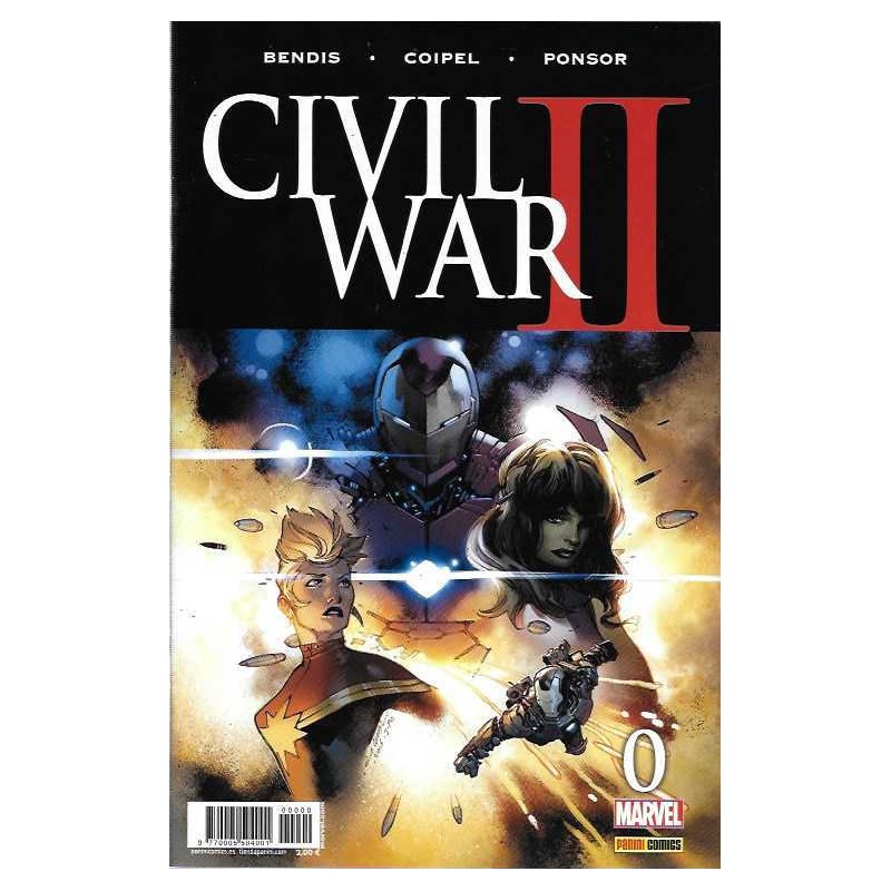 CIVIL WAR II Nº 0 Y 1