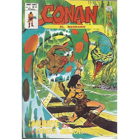 CONAN EL BARBARO VOL.2 Nº 33 AL 36 ¡ MUERTE EN LA COSTA NEGRA ¡ ...