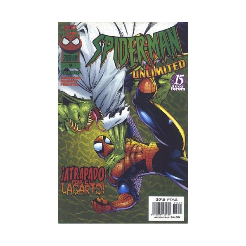 SPIDERMAN UNLIMITED n. 9 ¡ ATRAPADO POR EL LAGARTO ¡