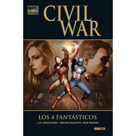 MARVEL DELUXE - CIVIL WAR - LOS 4 FANTASTICOS