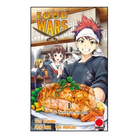 FOOD WARS Nº 1 , UN DESIERTO SIN FIN ,MANGA