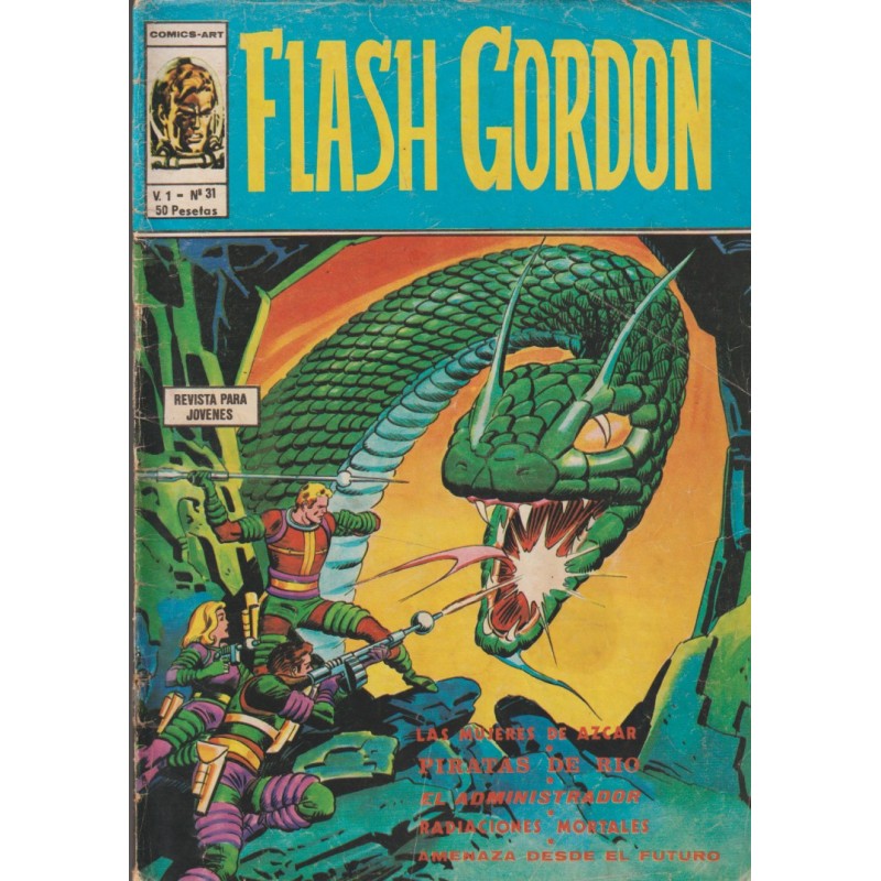 FLASH GORDON Nº 31 ED.VERTICE VOL.1 LAS MUJERES DE AZCAR , PIRATAS DE RIO ...