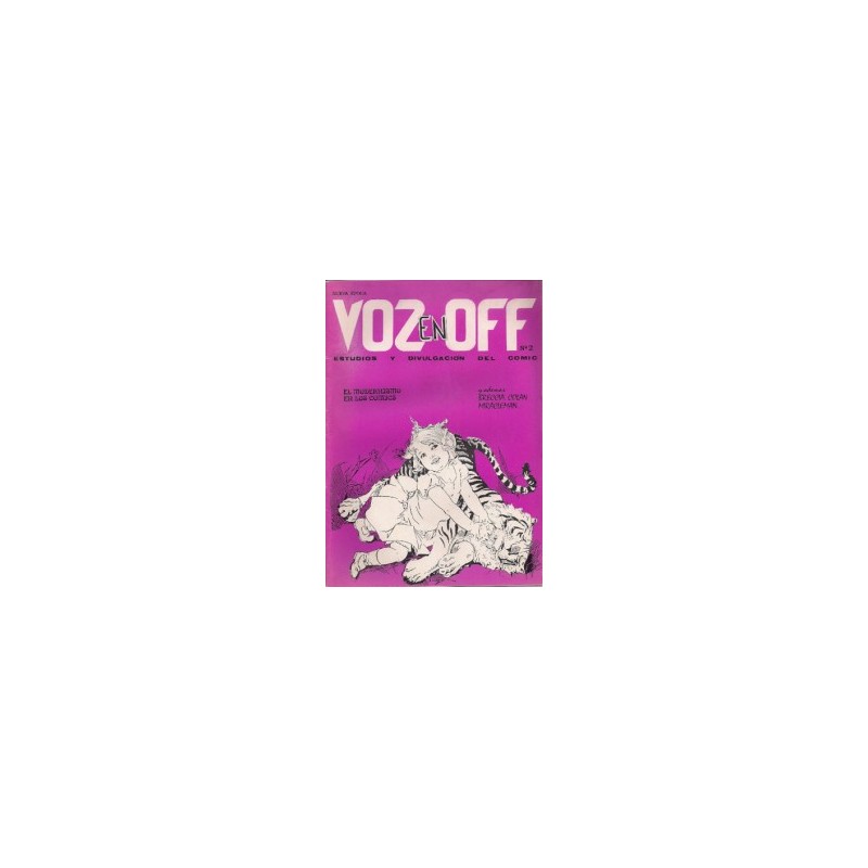 VOZ EN OFF Nº 1 Y 2 ESTUDIOS Y DIVULGACION DEL COMIC