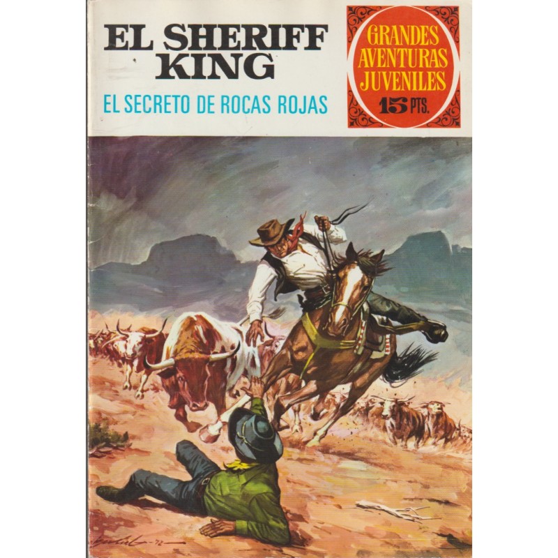 GRANDES AVENTURAS JUVENILES ED.BRUGUERA N 21 EL SHERIFF KING - EL SECRETO DE ROCAS ROJAS