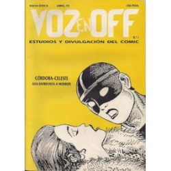 VOZ EN OFF Nº 1 Y 2 ESTUDIOS Y DIVULGACION DEL COMIC