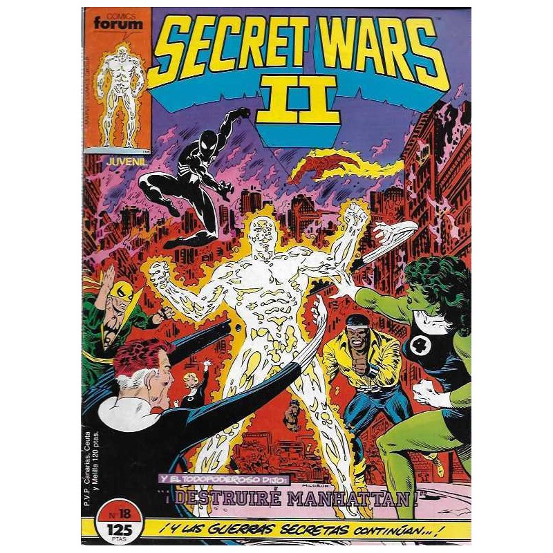 SECRET WARS Nº 18 ed.forum