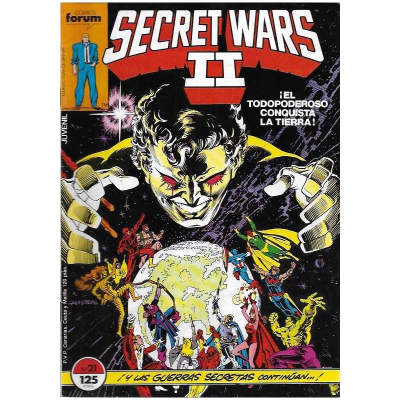 SECRET WARS Nº 21  ED.FORUM