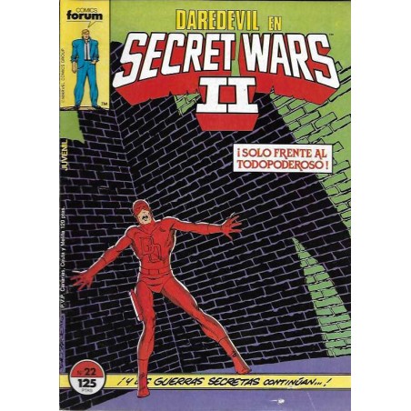 SECRET WARS Nº 22 ED.FORUM