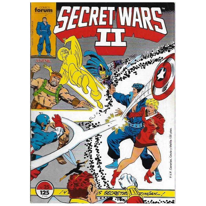 SECRET WARS Nº 25 ED.FORUM