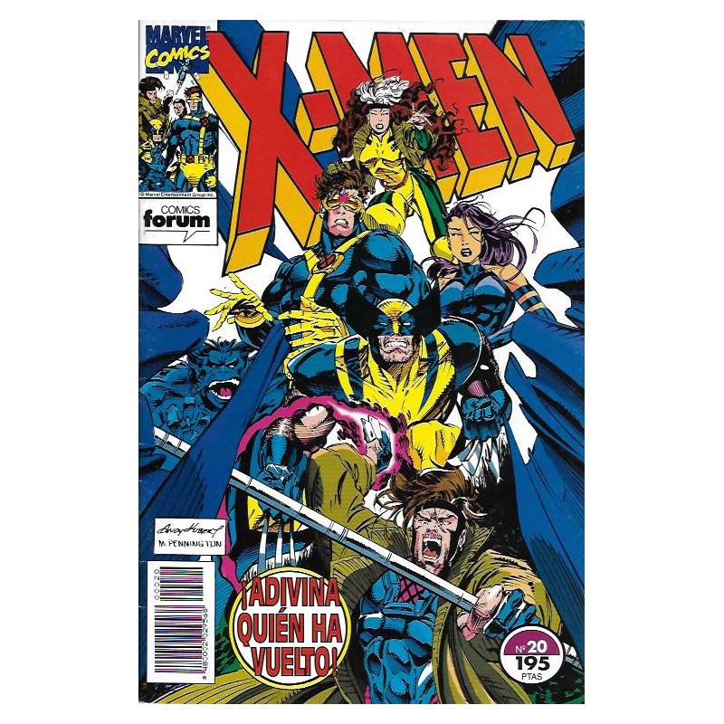 X-MEN VOL.1 Nº 20 ED.FORUM POR JIM LEE