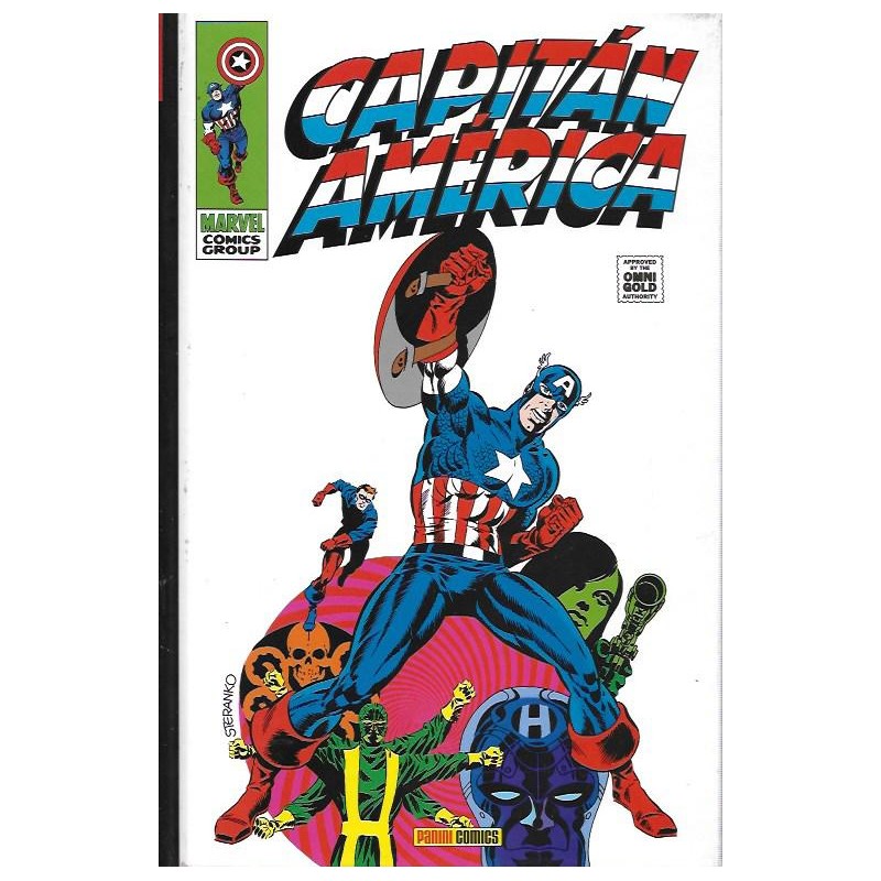 MARVEL GOLD CARTONE CAPITAN AMERICA COL.COMPLETA 6 VOLUMENES