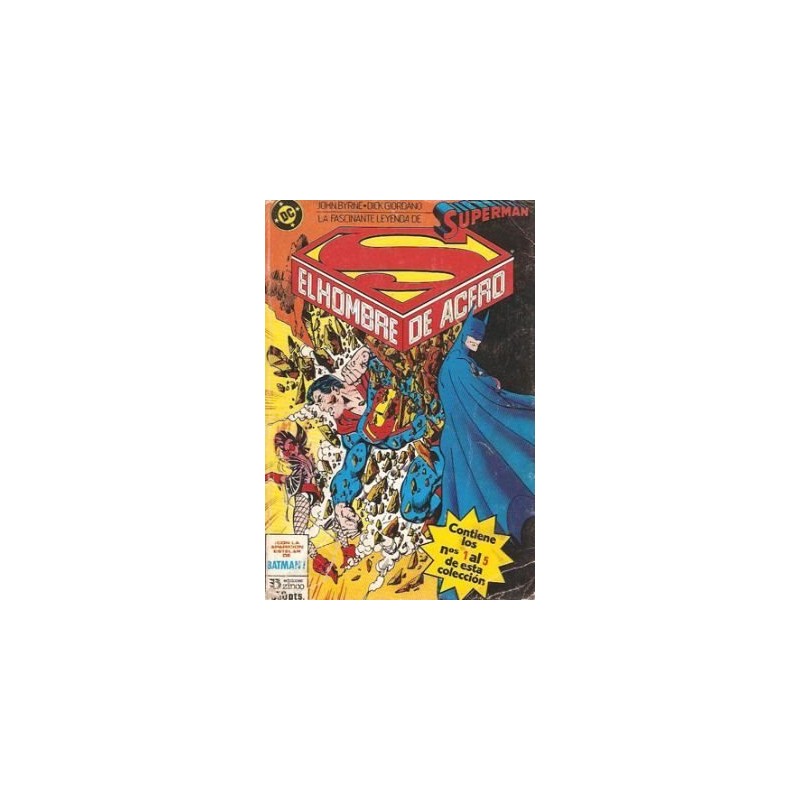 SUPERMAN VOL.2 ED.ZINCO Nº 1 AL 5 THE MAN OF STEEL POR JOHN BYRNE