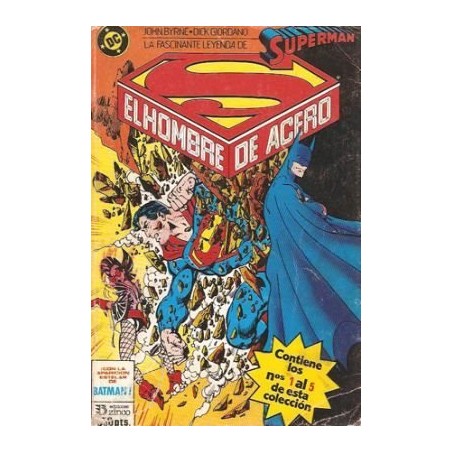 SUPERMAN VOL.2 ED.ZINCO Nº 1 AL 5 THE MAN OF STEEL POR JOHN BYRNE