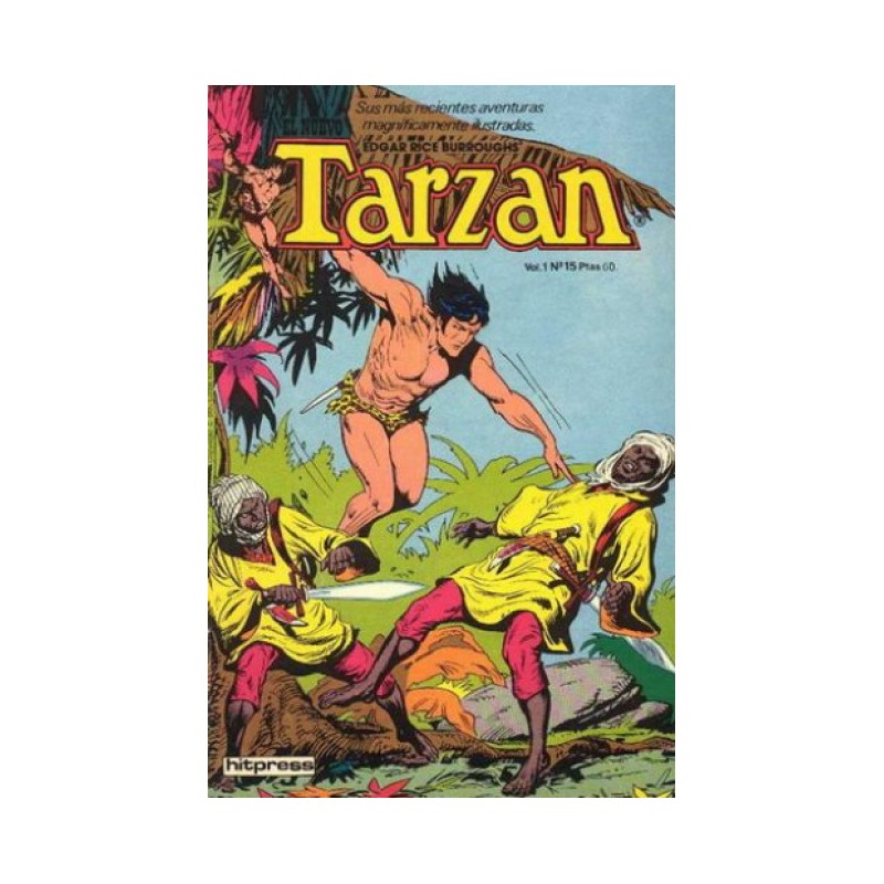 TARZAN Nº 15 ED.TOUTAIN / HITPRESS : CONTENIDO:  LAS TUMBAS DEL TERROR  Y EL HOMBRE PAJARO