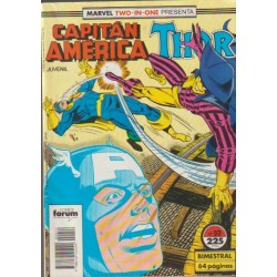 CAPITAN AMERICA VOL.1 Nº 52 AL 76 ( ULTIMO ) ED.FORUM , APATIR DEL Nº 52 LA COLECCION SE LLAMO MARVEL TWO-IN-ONE CAPITAN AMERICA Y THOR