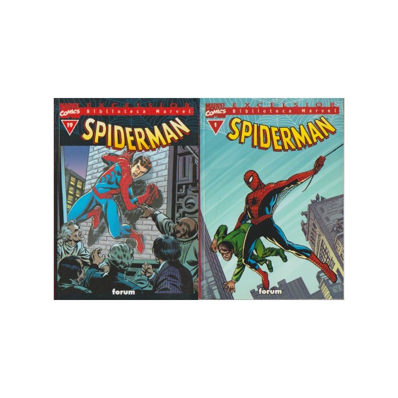 SPIDERMAN Nº 1 AL 19 BIBLIOTECA MARVEL ED.FORUM