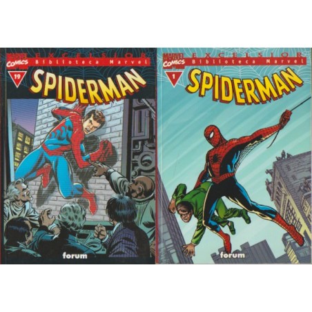 SPIDERMAN Nº 1 AL 19 BIBLIOTECA MARVEL ED.FORUM