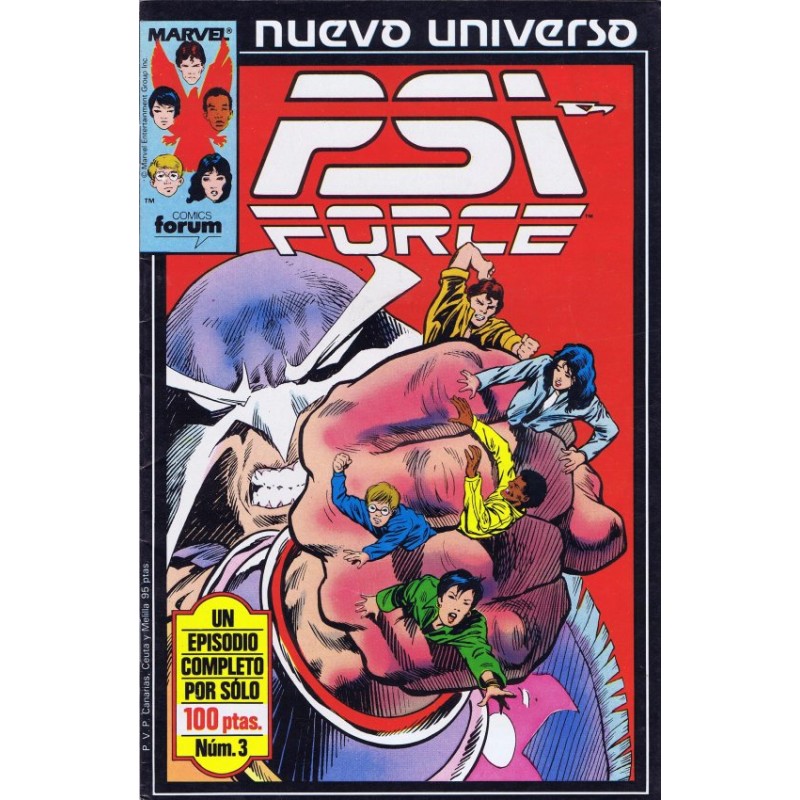 PSI-FORCE Nº 1 A 3 NUEVO UNIVERSO MARVEL