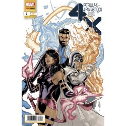 PATRULLA-X + 4 FANTASTICOS COL.COMPLETA 4 COMIC-BOOKS, ED.PANINI