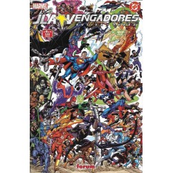 JLA & VENGADORES COLECCION COMPLETA , 4 EJEMPLARES POR GEORGE PEREZ