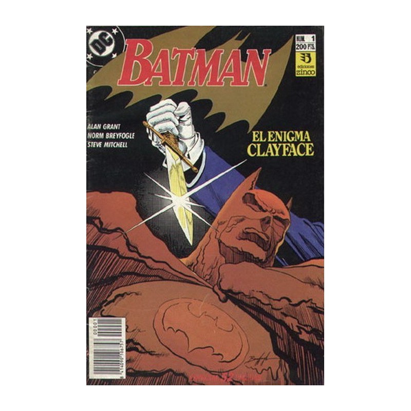 BATMAN EL ENIGMA CLAYFACE Nº 1 DE 2