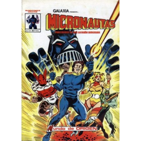 LOS MICRONAUTAS ED.VERTICE COMPLETA Nº 1 A 4 MAS 1 A 7 EDITADOS POR SURCO COMPLETA