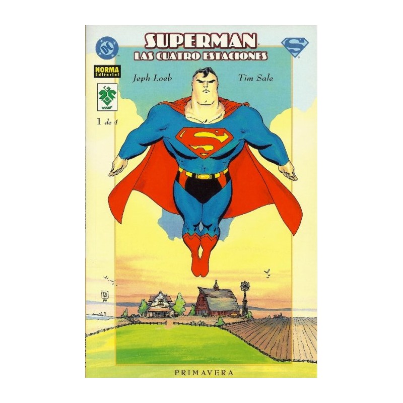 SUPERMAN LAS CUATRO ESTACIONBES COL.COMPLETA 4 PRESTIGIOS POR JEPH LOEB Y TIM SALE
