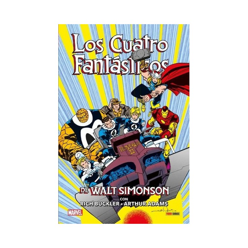 LOS CUATRO FANTASTICOS DE WALT SIMONSON CON RIH BUCKLER Y ARTHUR ADAMS
