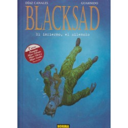 BLACKSAD ALBUMES 1 A 5 - UN LUGAR ENTRE LAS SOMBRAS,ARTIC-NATION,ALMA ROJA, EL INFIERNO , EL SILENCIO Y AMARILLO