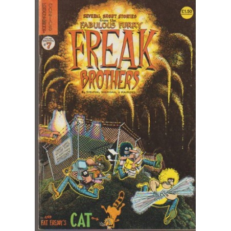 SEVERAL SHORT STORIES FROM THE FABOLOUS FURRY FREAKS BROTHERS Nº 7 USA ,AND FAT FREDDY'S CAT INGLES , EDICION DE 1982