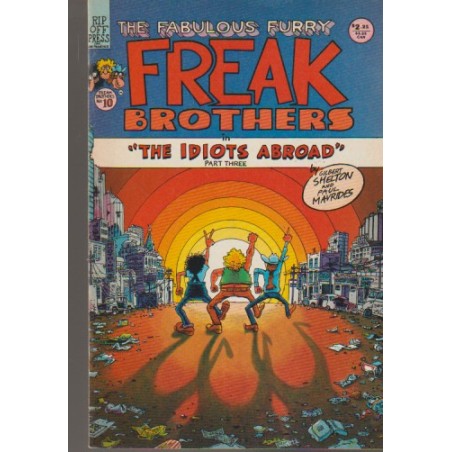 THE FABOLOUS FURRY FREAKS BROTHERS Nº 10 USA ,INGLES , EDICION DE 1987