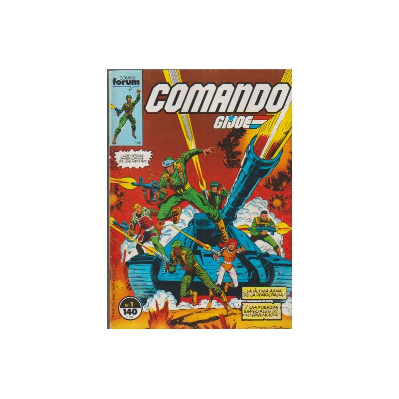 COMANDO GIJOE Nº 1 AL 7 ED.FORUM