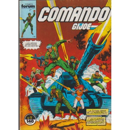 COMANDO GIJOE Nº 1 AL 7 ED.FORUM