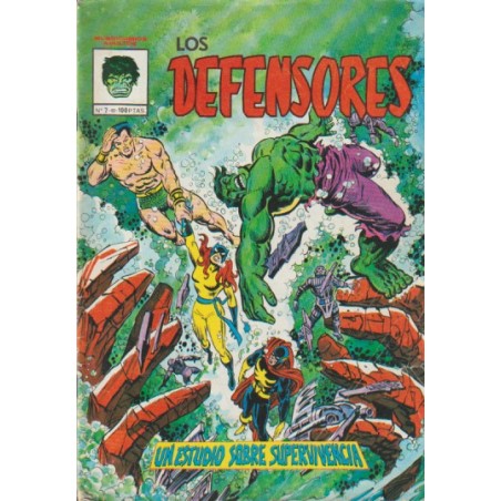 LOS DEFENSORES Nº 7 : UN ESTUDIO SOBRE SUPERVIVENCIA " ED.VERTICE