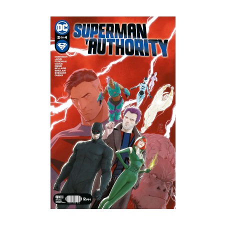 SUPERMAN Y AUTHORITY nº 1 al 4 coleccion completa , POR GRANT MORRISON