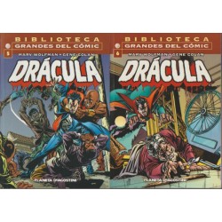 BIBLIOTECA GRANDES DEL COMIC DRACULA COL.COMPLETA Nº 1 AL 18 MAL LA MALDICION DE DRACULA