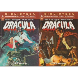 BIBLIOTECA GRANDES DEL COMIC DRACULA COL.COMPLETA Nº 1 AL 18 MAL LA MALDICION DE DRACULA