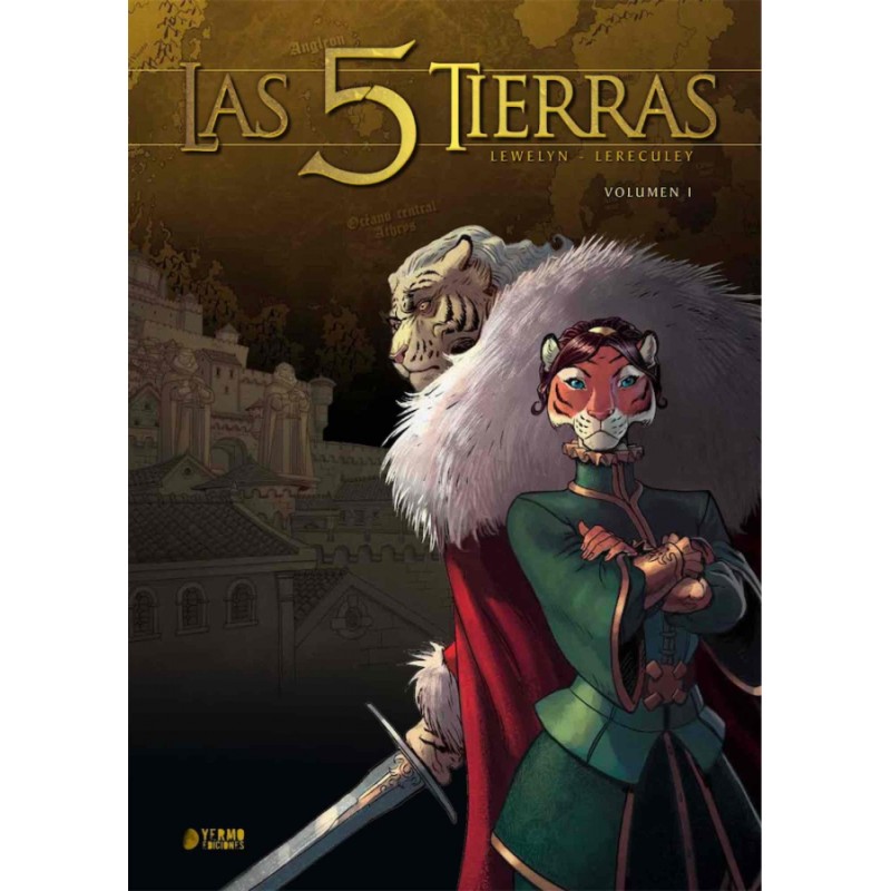 LAS 5 TIERRAS COL.COMPLETA 5 INTEGRALES , YERMO EDICIONES