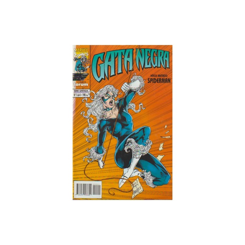 GATA NEGRA COL.COMPLETA Nº 1 AL 4 ,HEROE INVITADO SPIDERMAN