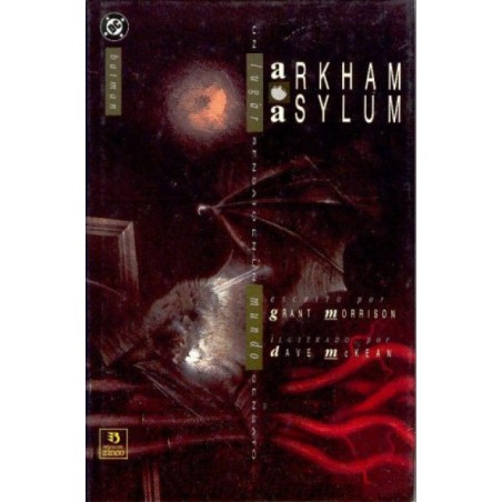BATMAN ARKHAM ASYLUM POR DAVE MCKEAN Y GRANT MORRISON , ED.ZINCO