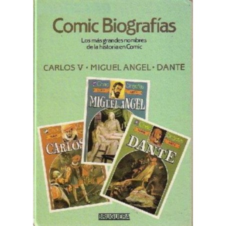 COMIC BIOGRAFIAS VOL.1 : CARLOS V , MIGUEL ANGELK Y DANTE