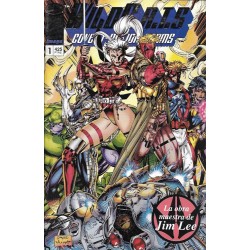 WILDCATS Nº 0 , MAS 1º TOMO, MAS WILDCATS TRILOGY MAS VOL.1 COMPLETO Nº 1 AL 23 POR JIM LEE , BRANDON CHOI Y ALAN MOORE