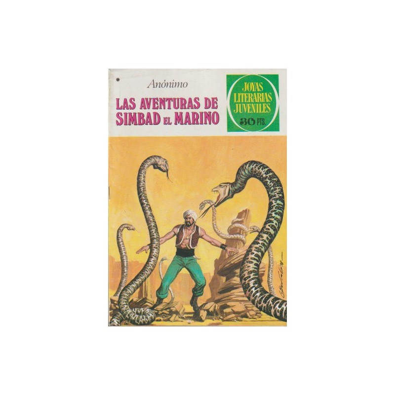 JOYAS LITERARIAS JUVENILES 1ª ED Nº 201 LAS AVENTURAS DE SIMBAD EL MARINO