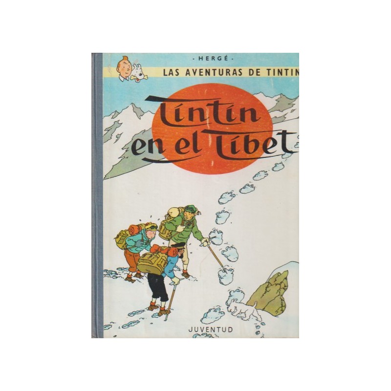 TINTIN EDICION CON CANTO DE TELA TINTIN EN EL TIBET , 4ª EDICION 1970