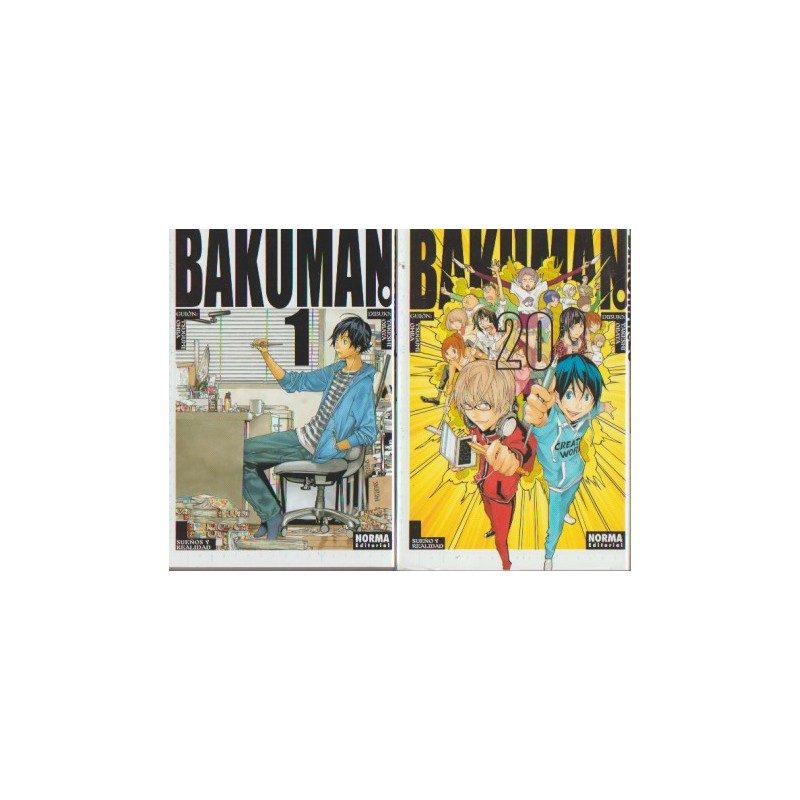 BAKUMAN COL.COMPLETA Nº 1 A 20 , MANGA