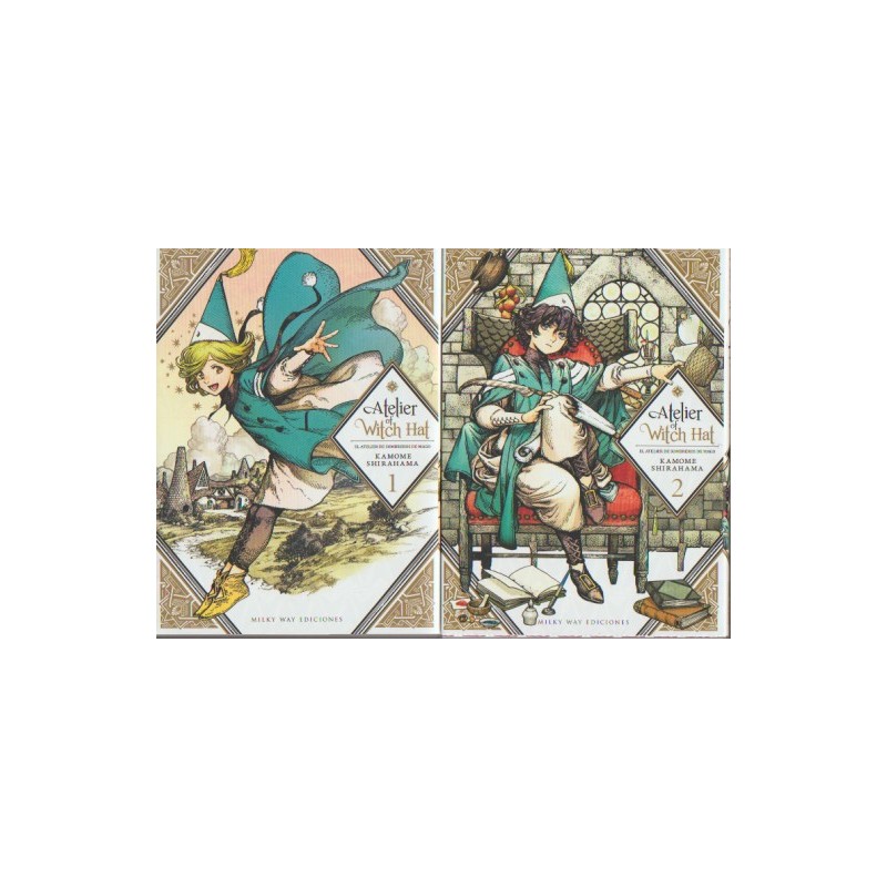 ATELIER OF WITCH HAT COL.COMPLETA Nº 1 AL 13 , EL ATELIER DE SOMBREROS DE MAGO