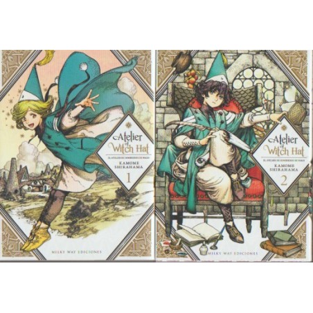 ATELIER OF WITCH HAT COL.COMPLETA Nº 1 AL 13 , EL ATELIER DE SOMBREROS DE MAGO