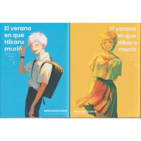 EL VERANO EN QUE HIKARU MURIO COL.COMPLETA 6 MANGAS