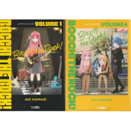 BOCCHI THE ROCK VOL.1 AL 6 , MANGA ED.PLANETA